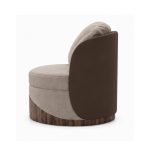 Noire Sculpted Armchair - Image 2